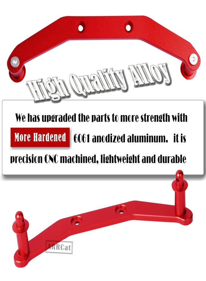 ARRCat Body Post Extensions,Aluminum Front & Rear Body Mount Post Set for 1/10 Slash 4X4 /Stampede 4X4 VXL,RC Hops Up Upgrades Parts for Stampede 4X4 VXL/Slash 4X4 VXL,Replace 6815R,Navy Blue - Image 3